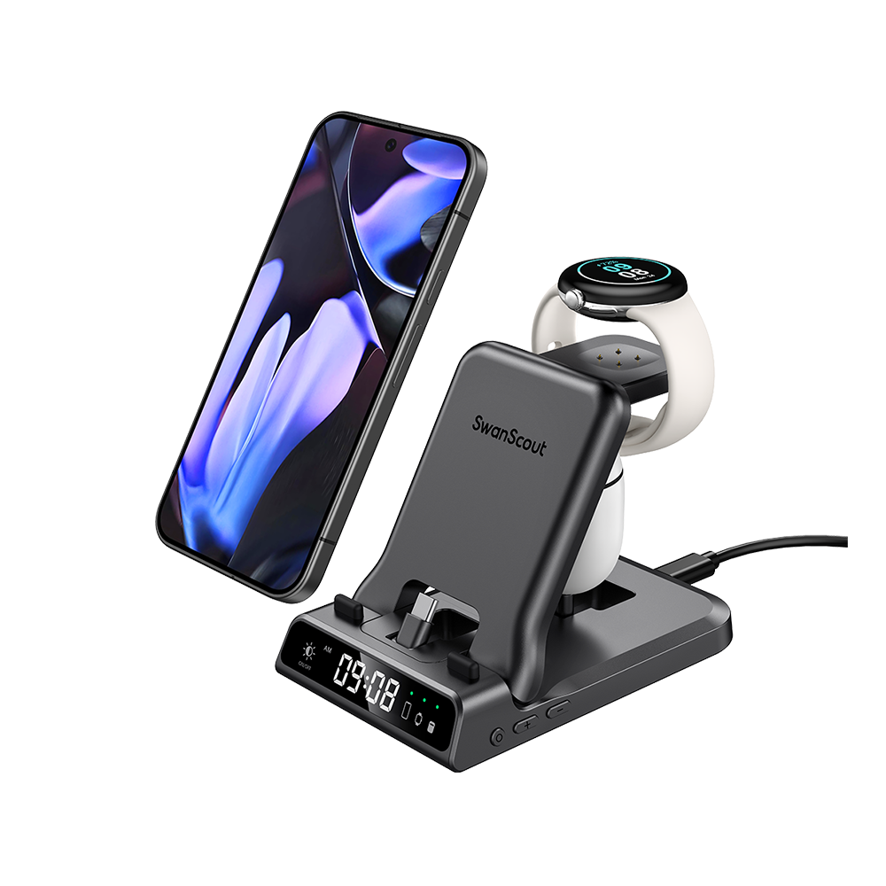 SwanScout 701G2 - Kabelgebundenes Schnellladegerät für Pixel Watch 2/3