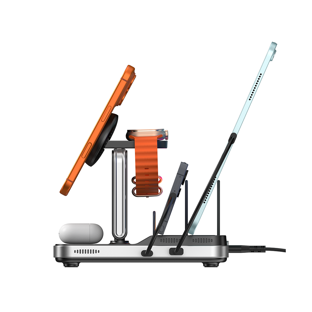 SwanScout 901M - 5-in-1 Wireless-Ladegerät für Apple