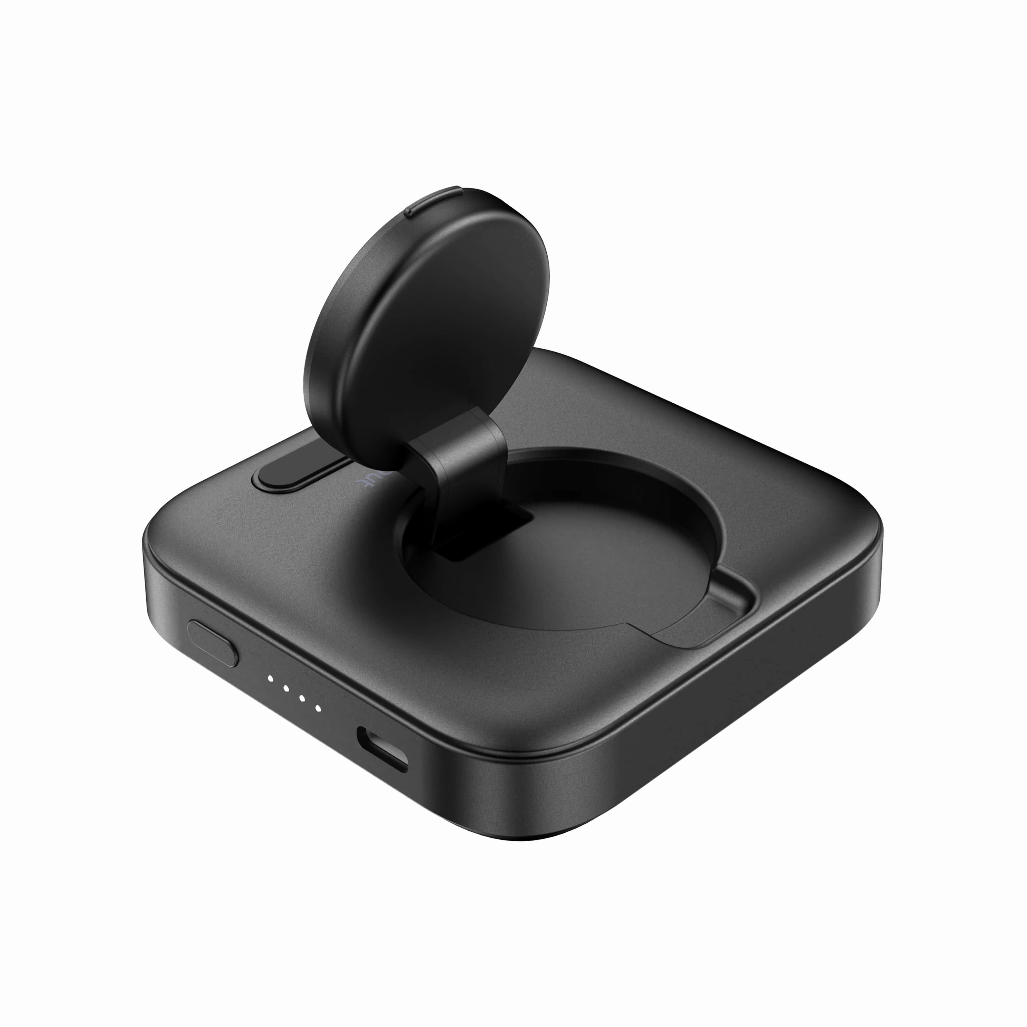 SwanScout 303S wireless power bank for Samsung Watch displaying back design and foldable portable stand