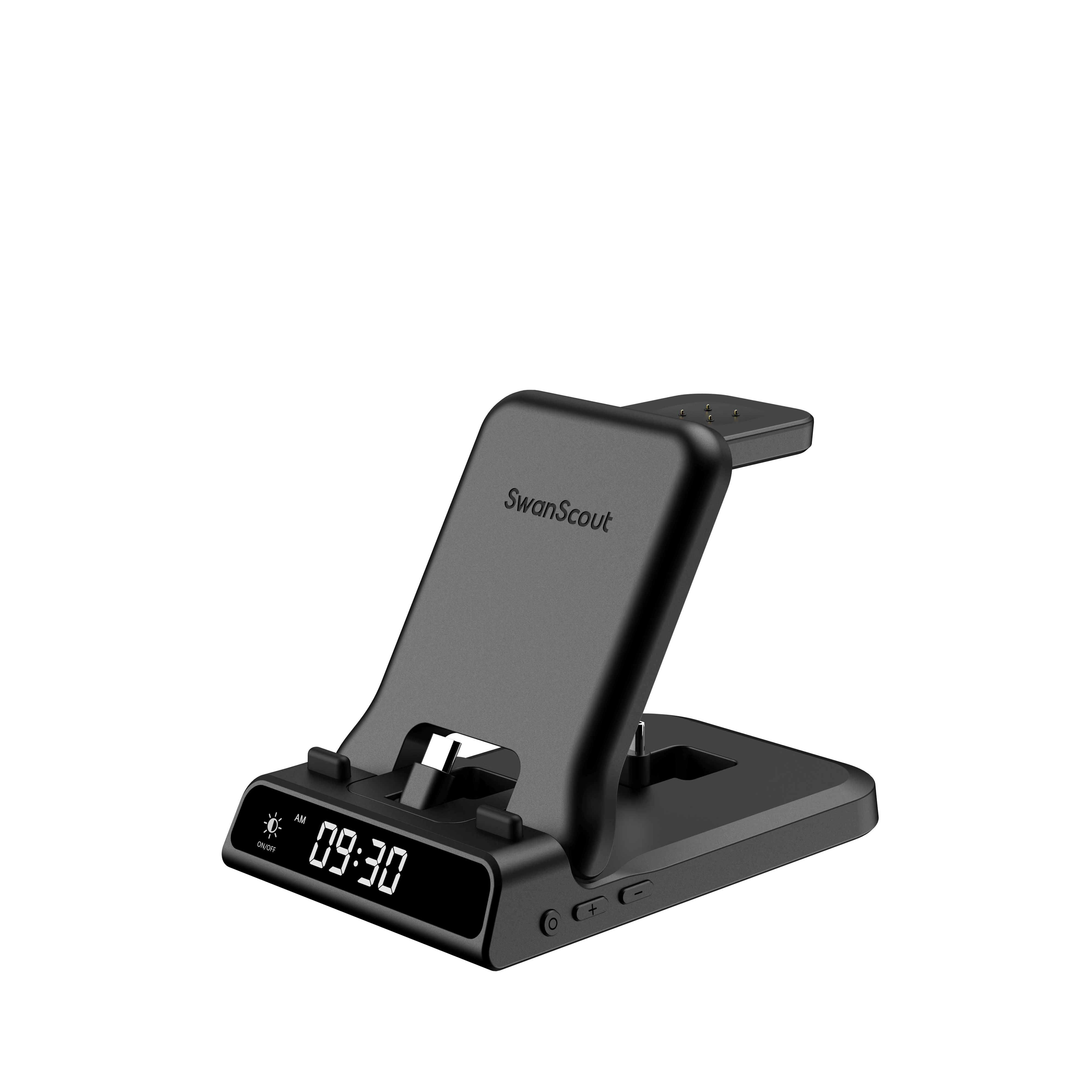 The SwanScout 701G2 is a compact Pixel charging station, offering organized and efficient power delivery for your Google devices.