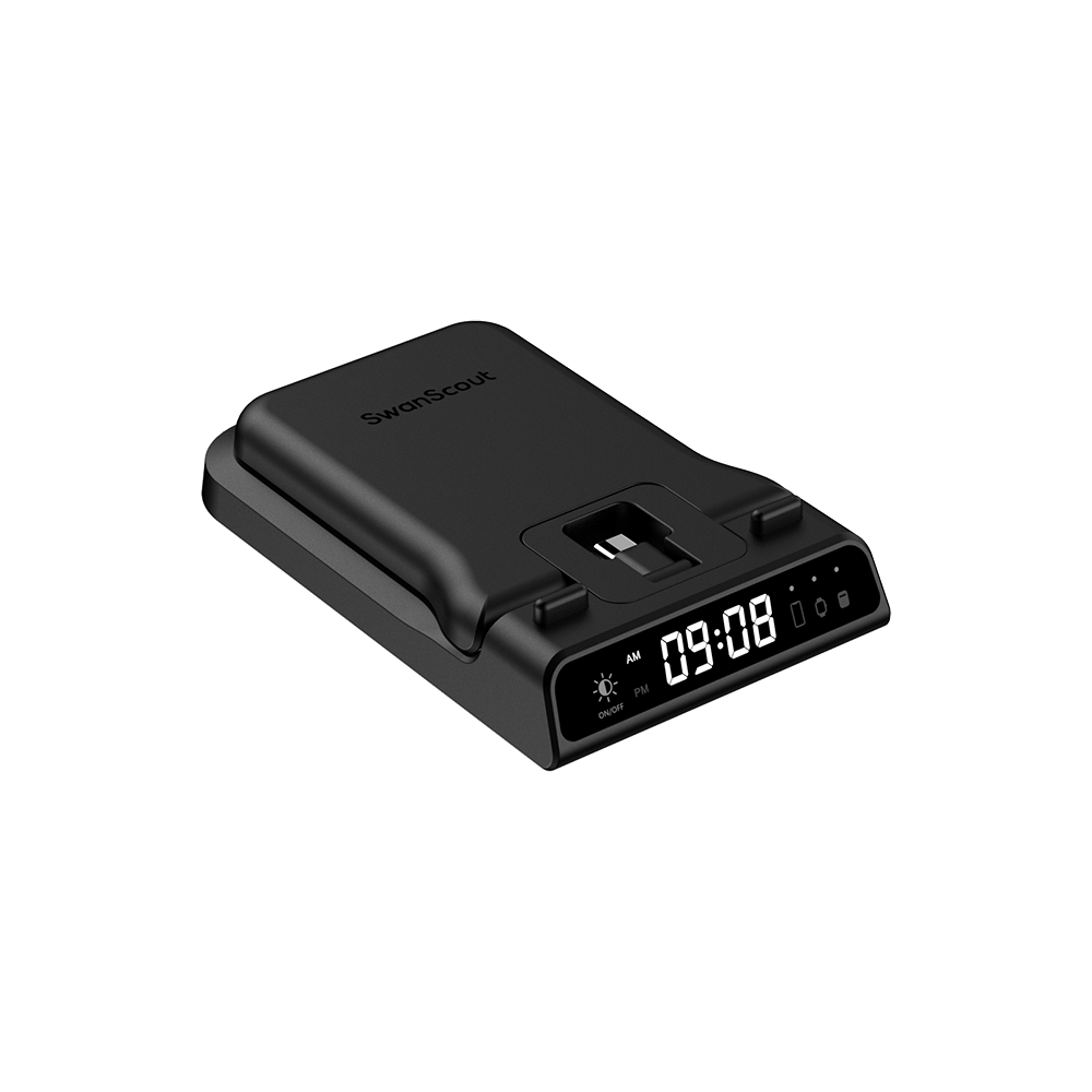 No need to worry about wireless interference—the Swanscout 701S ensures full-speed charging through secure wired connections.