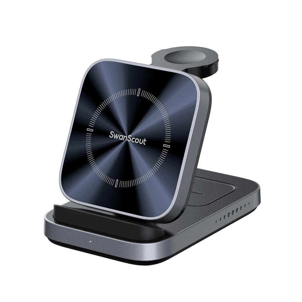 wireless charging station for apple