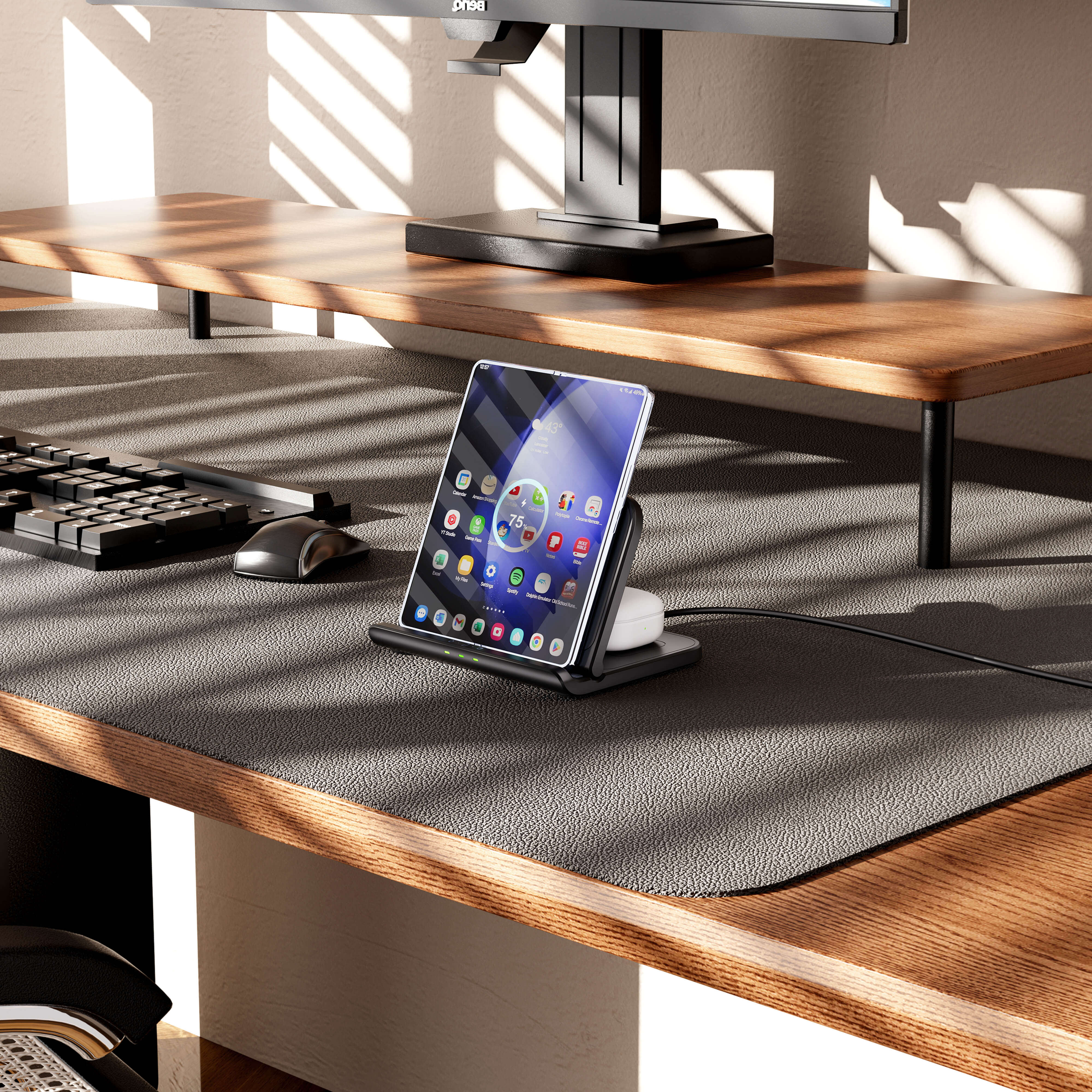 If you're looking for a next-gen Samsung Z Fold 6 charging station, the SwanScout 705S is engineered to match.