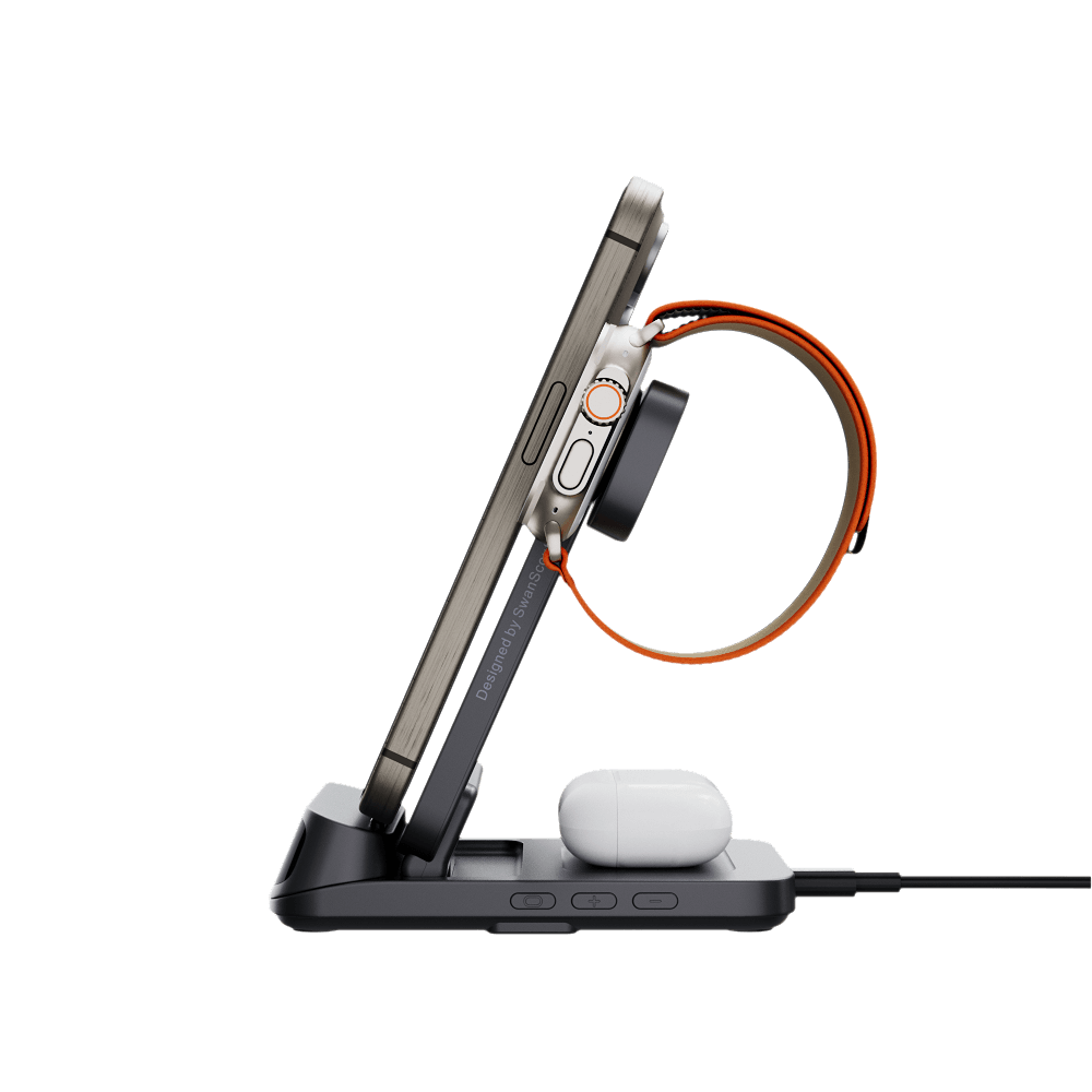 With support for iPhone 14 chargers and Apple Watch, the swanscout 708A offers seamless wireless charging.