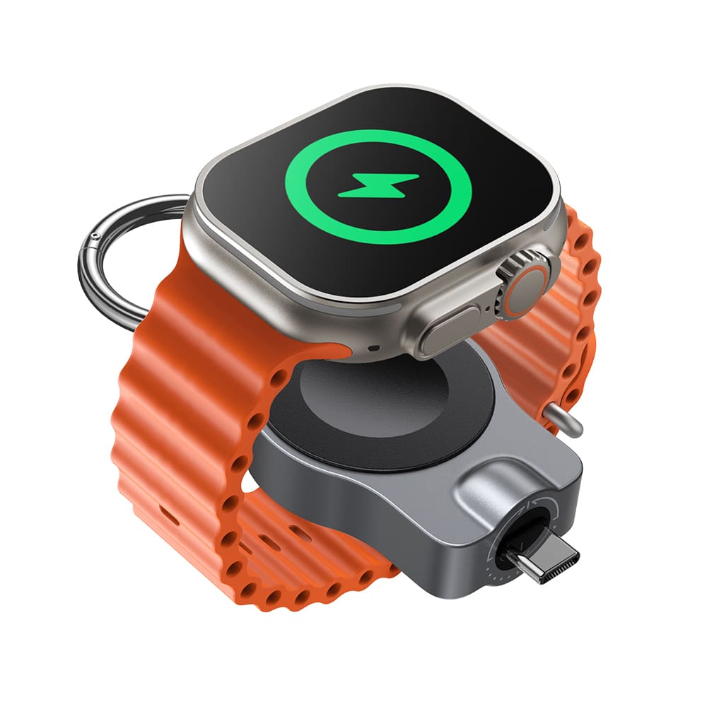 SwanScout 510A - 回転式USB-CデザインのApple Watch用ポータブル急速充電器