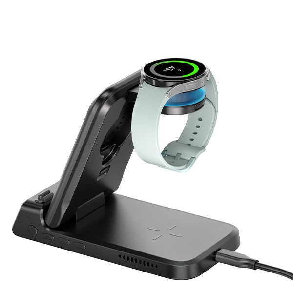 SwanScout 703F offers a dedicated flip phone charging dock, perfect for the Samsung Flip 6 and Galaxy Watch