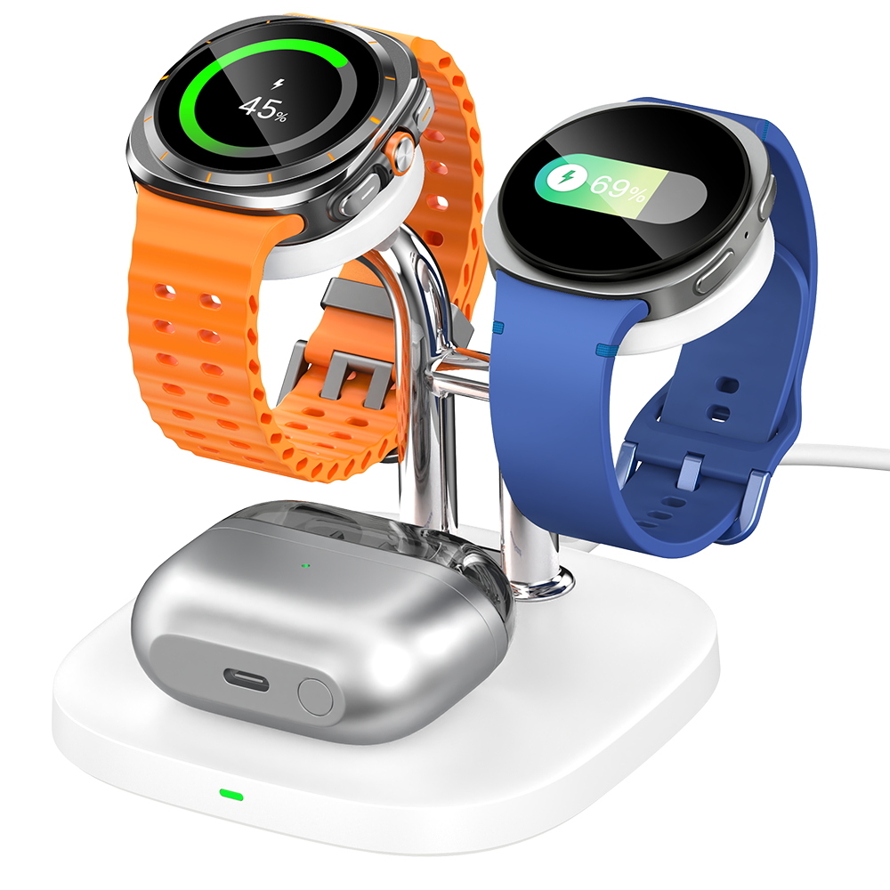 SwanScout 704S - شاحن لاسلكي مزدوج للساعات من سامسونج