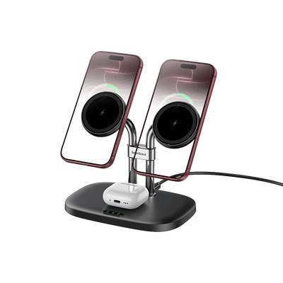 SwanScout 706M - iPhone用デュアルマグネット充電器＆AirPods用ワイヤレスドック