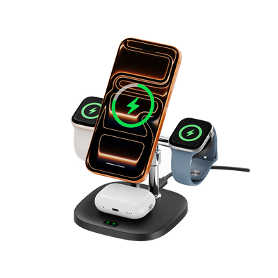 SwanScout 709M - 4-in-1 magnetische draadloze oplader voor Apple
