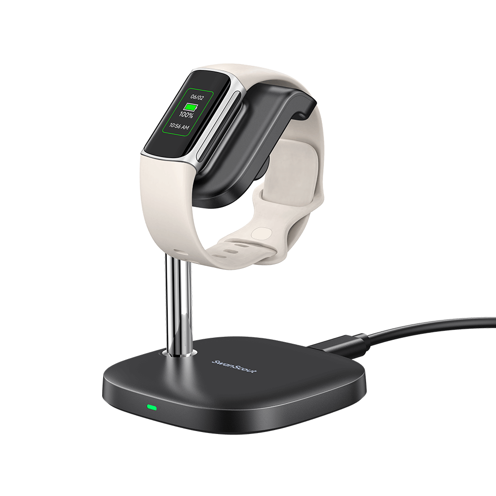 SwanScout 505FC - Supporto di ricarica per Fitbit Charge 6/5/Luxe