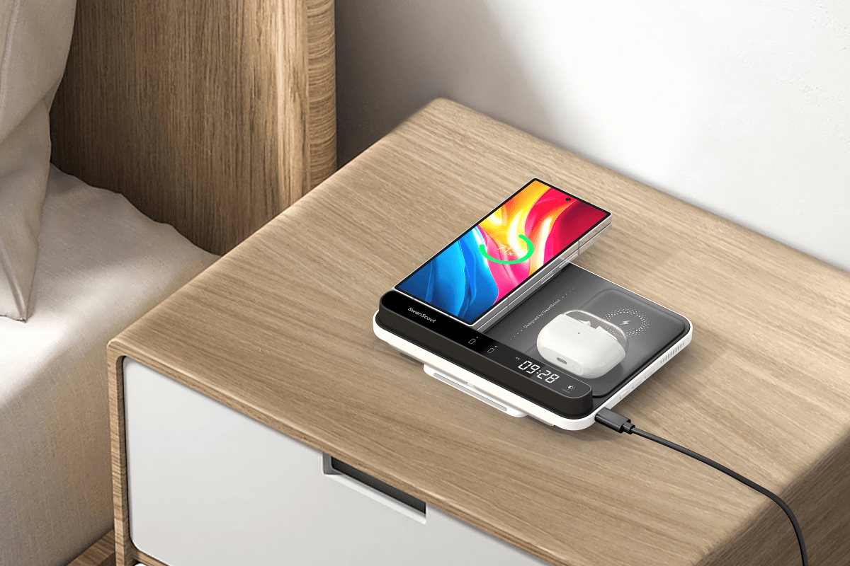 With support for up to 30W output, this wireless charger dramatically reduces charging time for Pixel and Galaxy users.