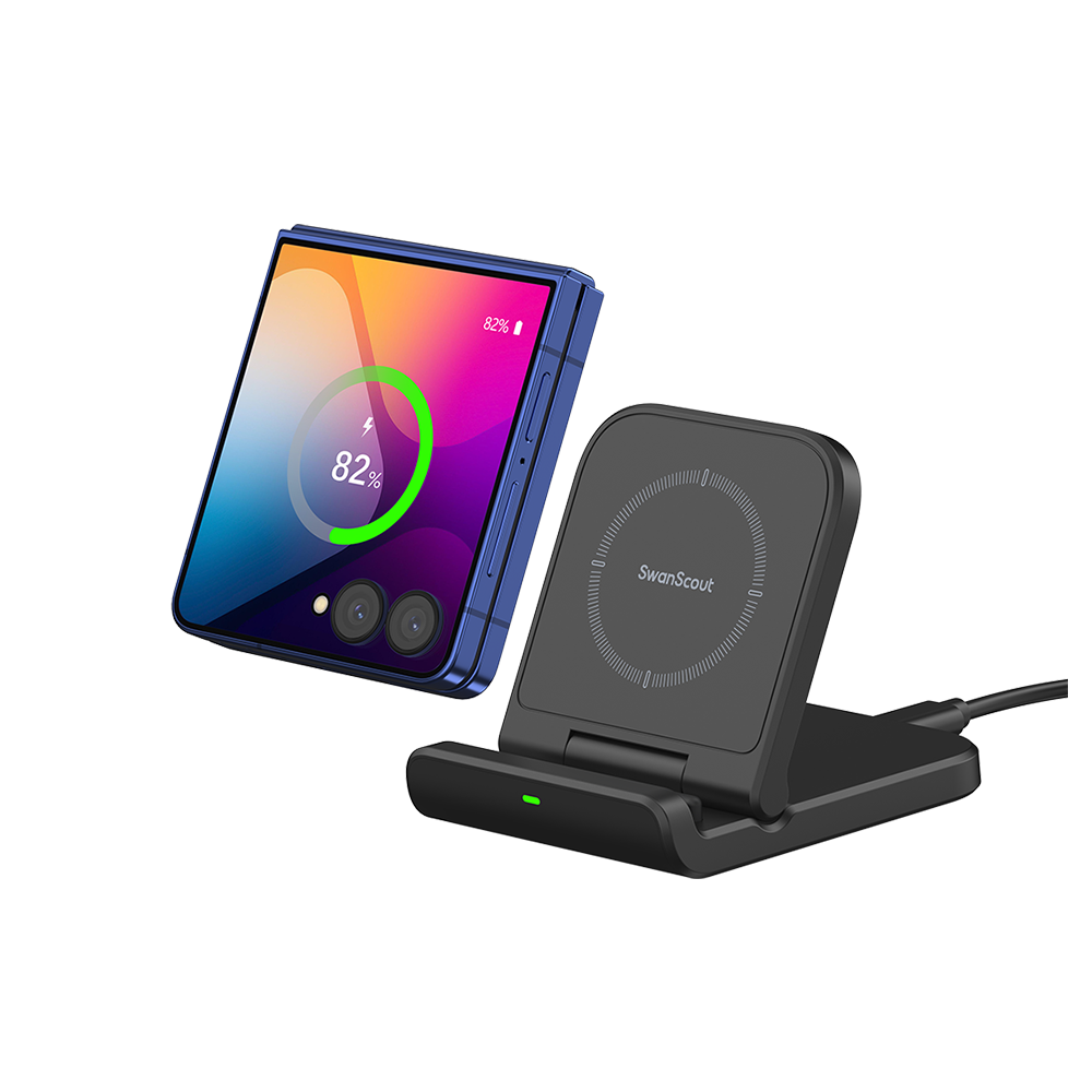 SwanScout 501S - Galaxy Z Flip 7/6/5用ワイヤレス充電ステーション