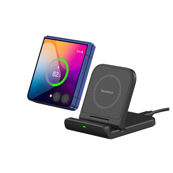SwanScout 501S - Galaxy Z Flip 7/6/5用ワイヤレス充電ステーション