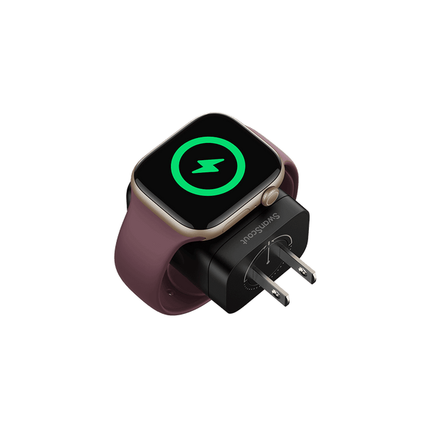 5W magnetic charging for new Apple Watch 12 with USB-C adapter by SwanScout 509A