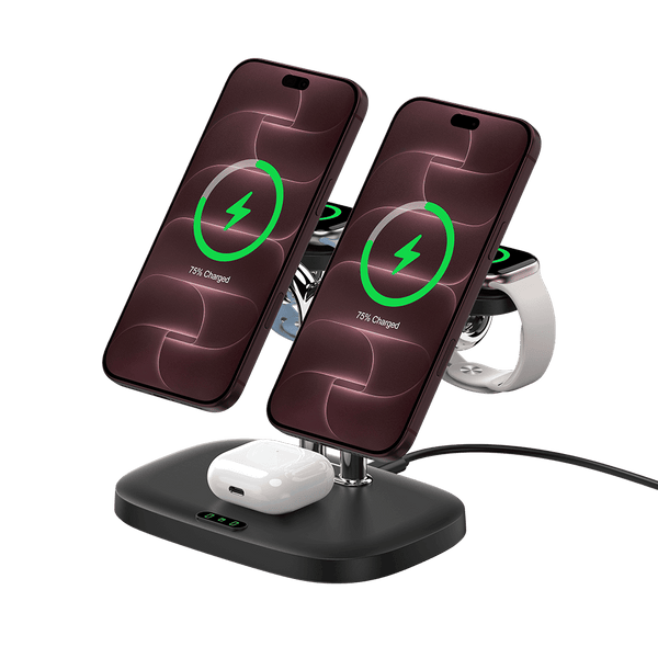 5-in-1 Apple charging station for two iPhone 18 Pro models two Apple Watches and AirPods SwanScout 902M 